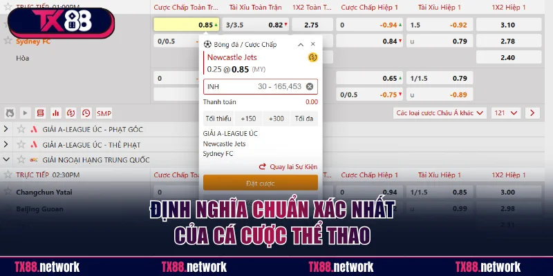 Định nghĩa chuẩn xác nhất của cá cược thể thao